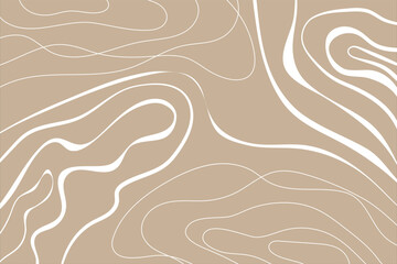 stylish templates with organic abstract shapes and line in nude colors. Pastel background in minimalist style. Contemporary vector Illustration