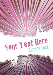 Poster - Vector grunge background with copy space for your text. Global Swatches Included.