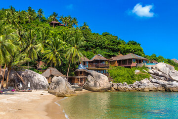 Canvas Print - Jansom Bay at Koh Tao island