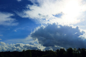 sky heaven clouds air aerial wallpaper background