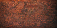 Corrosion Of Old Metal Background. Rust Texture On Iron Plate