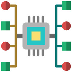 algorithm flat icon