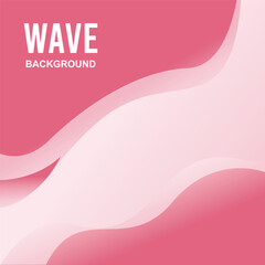 Wall Mural - Abstract pink Wave Background with empty space