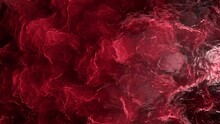 Fantasy Red Waves Pattern On Black Gradient, Motion Abstract Futuristic, Galaxy And Nature Style Background