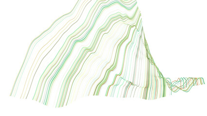 Wall Mural - lines and shapes isolated for poster design and layout. abstract design element of dots and particle