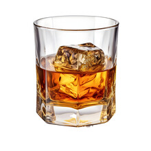 Glass Of Whiskey Isolated Transparent Background