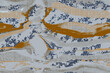 Carpet design. Colorful geometry ornamental floral marble background. Rug textile texture. Grunge background carpet colorful geometry knitwear rug textile texture