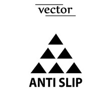 Anti-skid Feet Icon, Anti Slip Icon Vector Illustration On White Background..eps