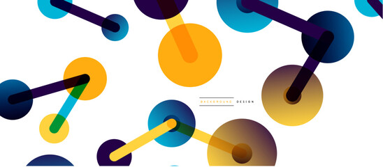 Network concept abstract background. Dots connection. Big data idea. Business template for wallpaper, banner, background or landing