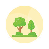 Fototapeta Na ścianę - Check this beautifully designed icon of spring scene in editable style, ready to use icon