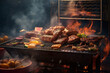 © Abir - Barbeque with nice smoke