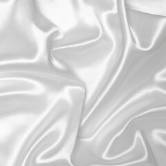 white satin silk fabric background