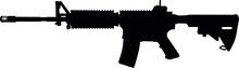 M4 Carbine SVG Cut File For Cricut And Silhouette, EPS Vector, PNG , JPEG , Zip Folder