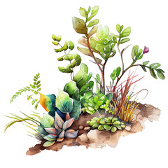 Wall Mural - herbal knoll