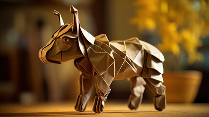 Poster - Cute animal origami