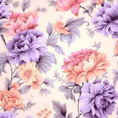  Flower , fabric pattern background.