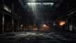 © Birtan - Abandoned ruined industrial building room inside interior