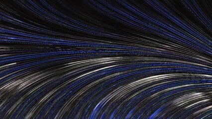 Wall Mural - abstract glowing blue wave line flowing. modern simple background