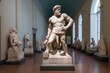 © Kevin - The Farnese Hercules sculpture in Museum, Generative AI