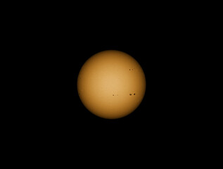 Wall Mural - suns surface with sunspots on 30th of may 2023