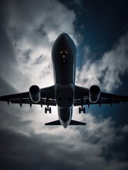 Wall Mural - Modern Passenger airplane