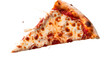 Delicious slife of pizza on transparent background png