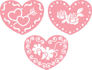 Sticker - lovely heart design