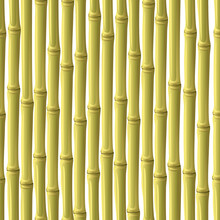 Abstract Bamboo Background. Seamless. Yellow- Brown Palette. Vector Illustration.