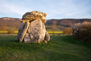 sorginetxe dolmen in the countryside