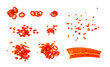 © ange1011 - Chopped Chili Peppers Cut Isolated, Fresh Spicy Chilli Pepper Pieces, Red Hot Chili Peppers Parts