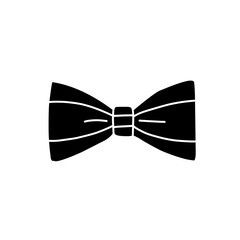 Wall Mural - Black bow tie icon