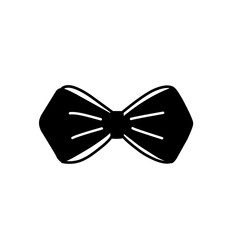 Wall Mural - Black bow tie icon