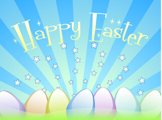 Sticker - Easter card