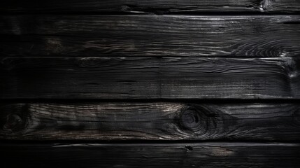  Black wooden planks background. Backdrops of wooden planks. Created with Generative AI technology.