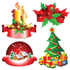 Wall Mural - christmas,  this  illustration may be useful  as designer work