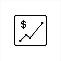 calculator vector icon on white background. line style