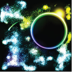 Wall Mural - space and star background