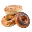 bagels isolated on a transparent background