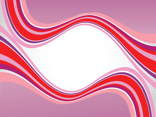 Wall Mural - vector eps10 illustration of abstract colorful waves