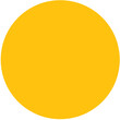 © vectorfusionart - Digital png illustration of yellow circle with copy space on transparent background