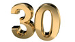 © Sreyneat - Elegant gold number 30