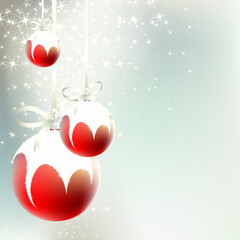 Sticker - christmas background, this  illustration may be useful  as designer work