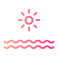 Sticker - sun icon 