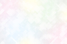 Abstract Polygon Rainbow Color Texture Image