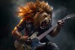 Lion Tiger rocking on stage