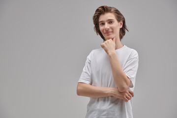 Wall Mural - positive teenage boy