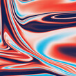 Abstract liquid gradient background. Distorted wave, grainy texture, dynamic fluid gradation graphic artwork. Natural organic motion. Vintage retro style design.