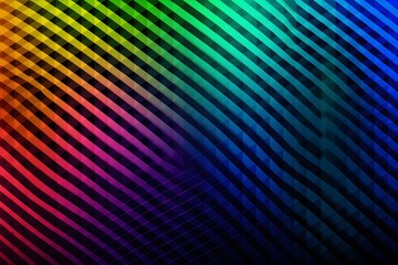 Wall Mural - Rainbow futuristic modern background, colorful gradient wallpaper, Generative AI