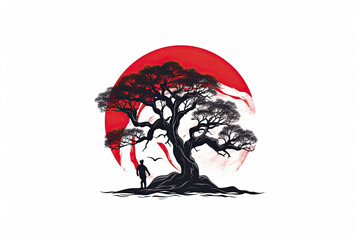  banyan tree image,  Ai Generative