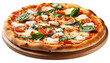 © ‎Fantastic-Stock - Pizza Margherita. Isolated on Transparent Background